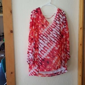 Plus size! womens flutter sleeve blouse!